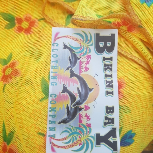 NEW Bikini Bay sheer beach wrap cover-up - Picture 2 of 3